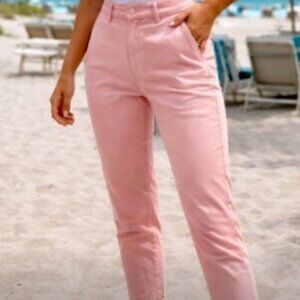 Hybrid & Company Pink Pants NWT Sz 14 Cotton / Spandex Stretch